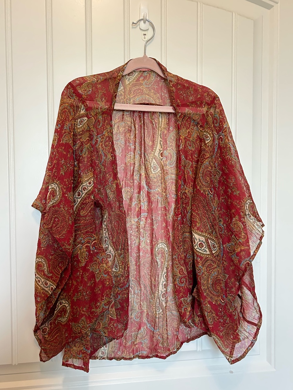Whimsical Shawl Top Sheer Boho Witch